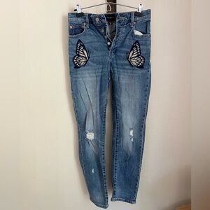 Lucky Brand Butterfly Mom Jeans